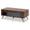 Baxton Studio Naoki Grey and Walnut Finished Wood 1-Drawer Coffee Table 168-10754 - alternate 8